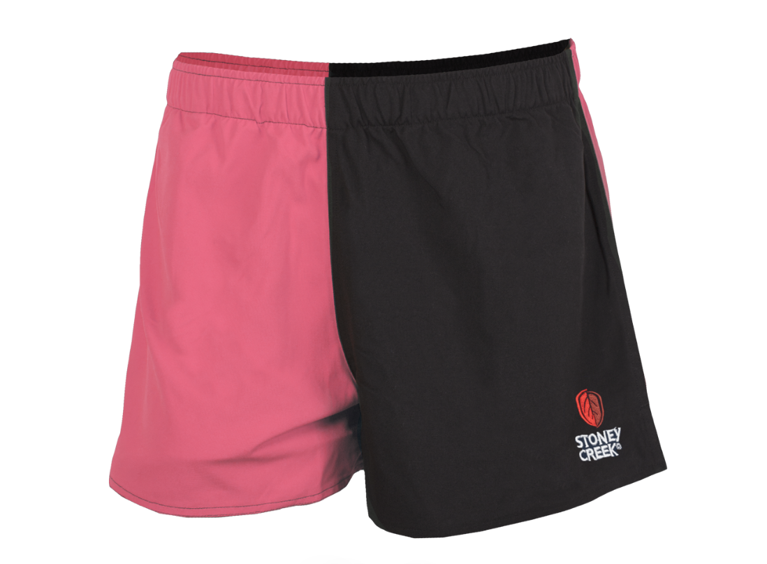 Stoney Creek Womens Jester Shorts - Pink/Black - 6 / PINK/BLACK - Mansfield Hunting & Fishing - Products to prepare for Corona Virus