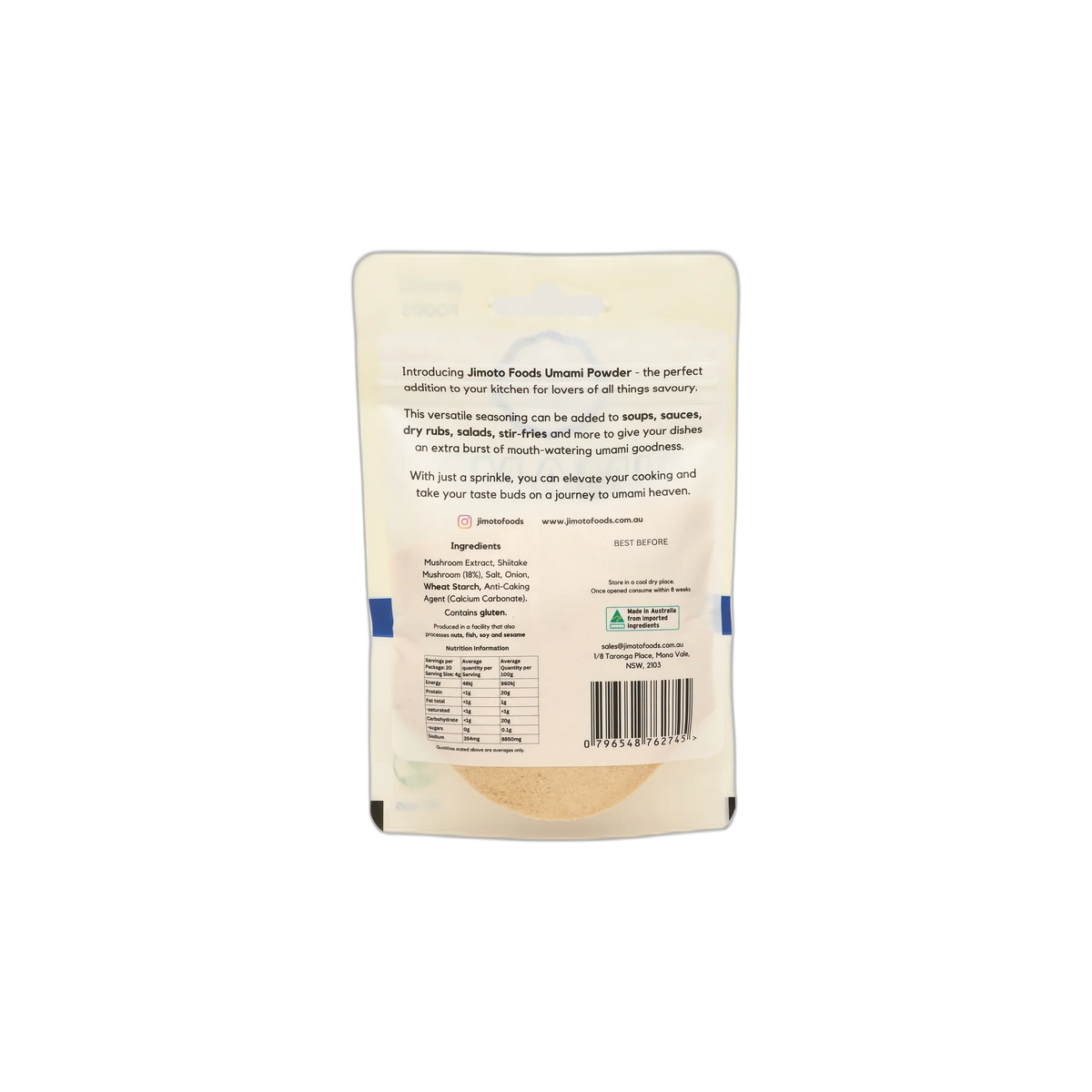 Jimoto Umami Powder - 80G - - Mansfield Hunting & Fishing - Products to prepare for Corona Virus