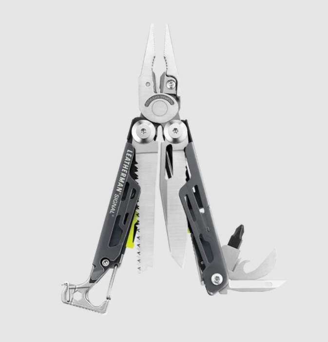 Leatherman Signal Grey W Button/Box -  - Mansfield Hunting & Fishing - Products to prepare for Corona Virus