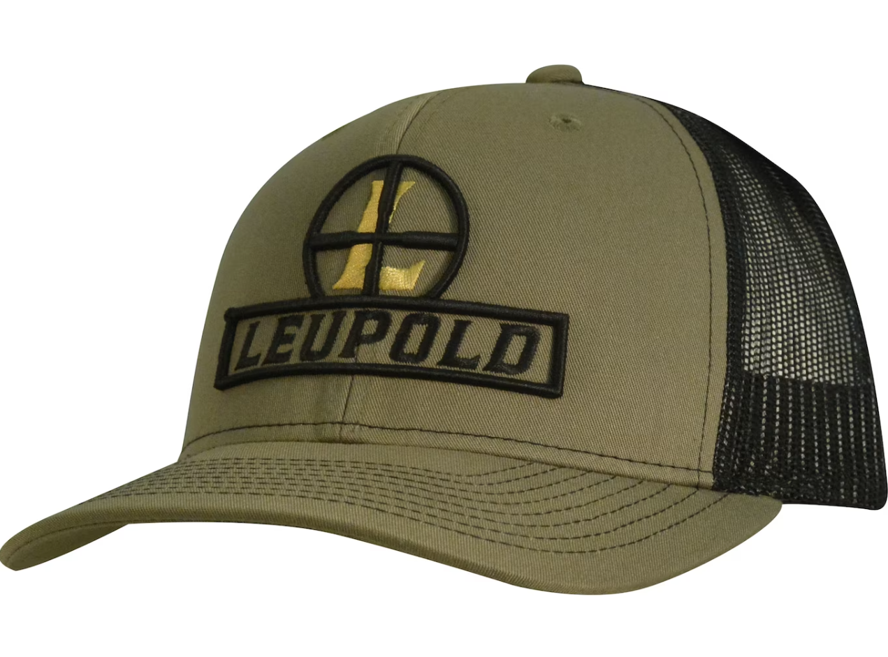 Leupold Reticle Trucker Cap Loden-Black -  - Mansfield Hunting & Fishing - Products to prepare for Corona Virus