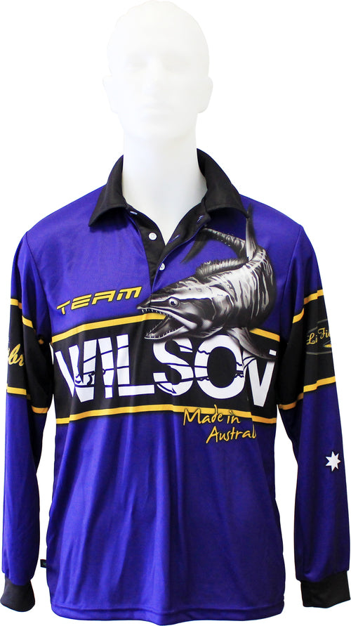 Wilson Long Sleeve Team Fishing Shirt - - Mansfield Hunting & Fishing - Products to prepare for Corona Virus