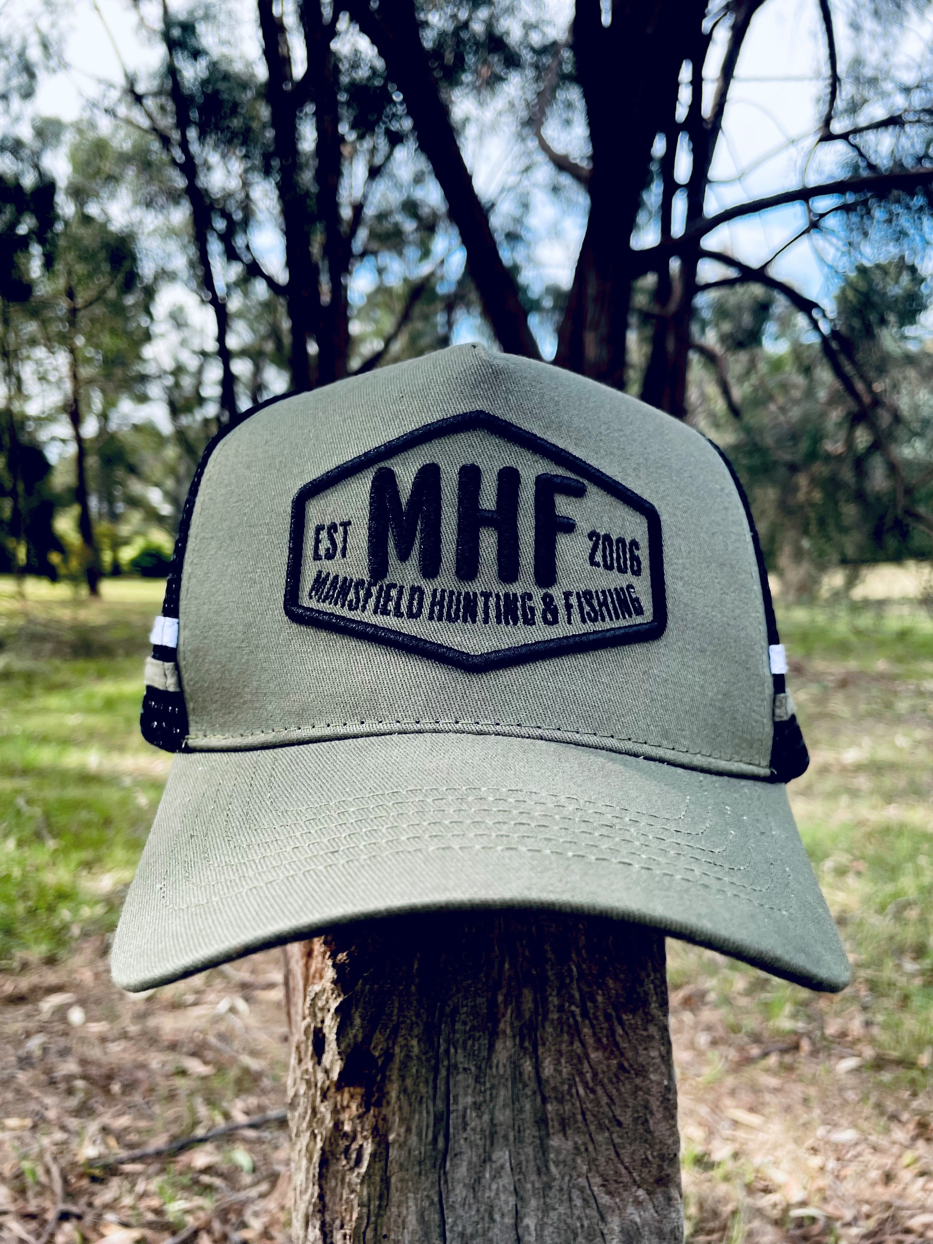 MHF Aussie Trucker Cap -  - Mansfield Hunting & Fishing - Products to prepare for Corona Virus