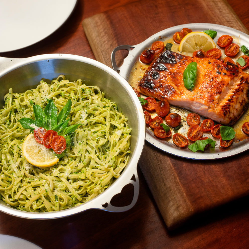 SolidTeknics - nöni™ 4.5L Saucepan + 27cm Skillet Lid Set