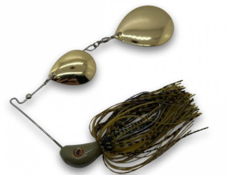 Spin Wright 5/8oz Spinner Bait - 5/8oz / OLIVE BLACK - Mansfield Hunting & Fishing - Products to prepare for Corona Virus