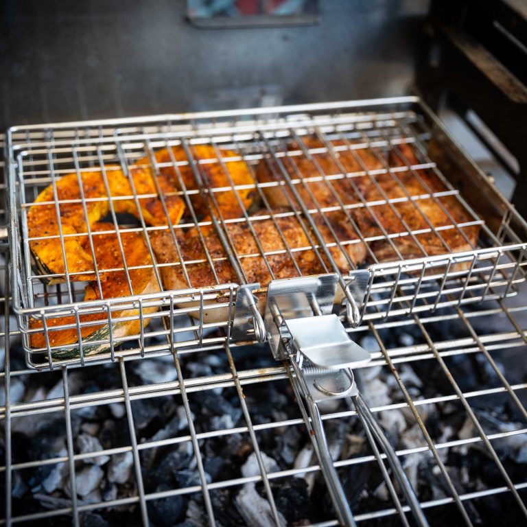 Oz Braai - Spin Basket - - Mansfield Hunting & Fishing - Products to prepare for Corona Virus
