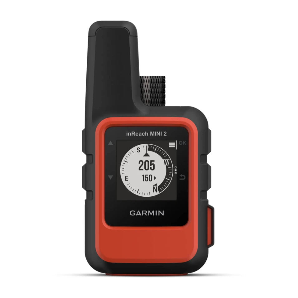 Garmin InReach Mini 2 Flame Red - - Mansfield Hunting & Fishing - Products to prepare for Corona Virus
