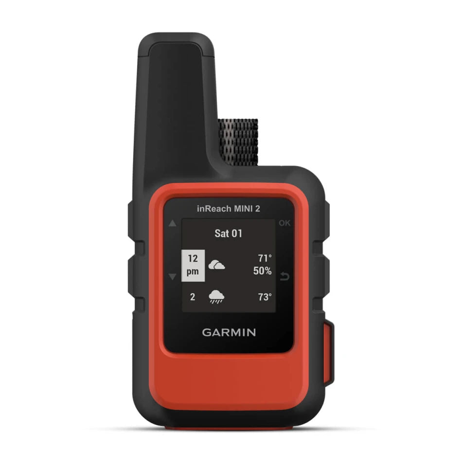 Garmin InReach Mini 2 Flame Red - - Mansfield Hunting & Fishing - Products to prepare for Corona Virus
