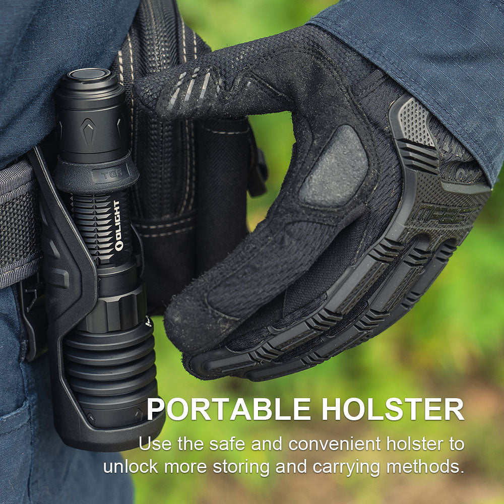 Olight Warrior X 4 2600 Lumen Long Throw Tac Torch - Matte Black - - Mansfield Hunting & Fishing - Products to prepare for Corona Virus