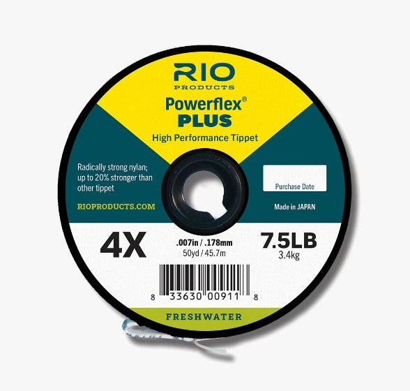 Rio Powerflex Plus Tippet 50yd -  - Mansfield Hunting & Fishing - Products to prepare for Corona Virus