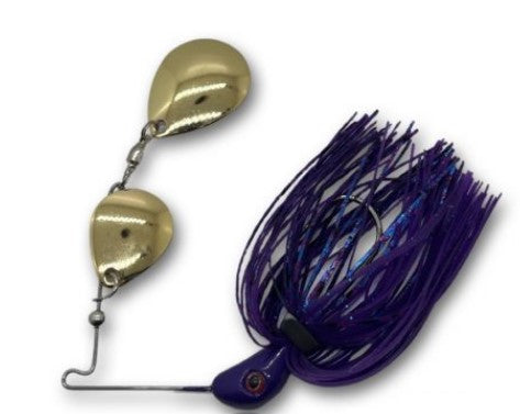 Spin Wright 3/8oz Spinner Bait - 3/8oz / PURPLE - Mansfield Hunting & Fishing - Products to prepare for Corona Virus