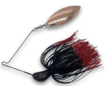 Spin Wright 5/8oz Spinner Bait - 5/8oz / BLACK RED - Mansfield Hunting & Fishing - Products to prepare for Corona Virus