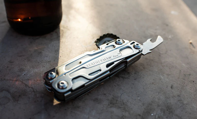 Leatherman Rev Lightweight Multi tool S/S with Clip - - Mansfield Hunting & Fishing - Products to prepare for Corona Virus