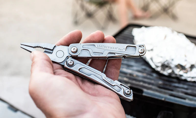Leatherman Rev Lightweight Multi tool S/S with Clip - - Mansfield Hunting & Fishing - Products to prepare for Corona Virus