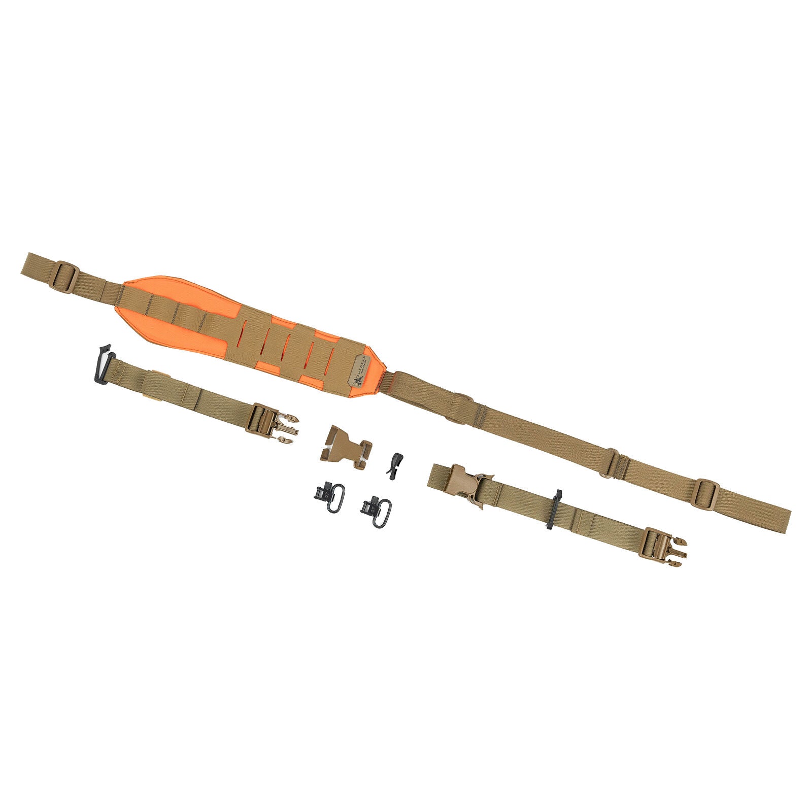 FHF Gear Rifle Sling And Pack Attachment Kit - BLAZE ORANGE - Mansfield Hunting & Fishing - Products to prepare for Corona Virus