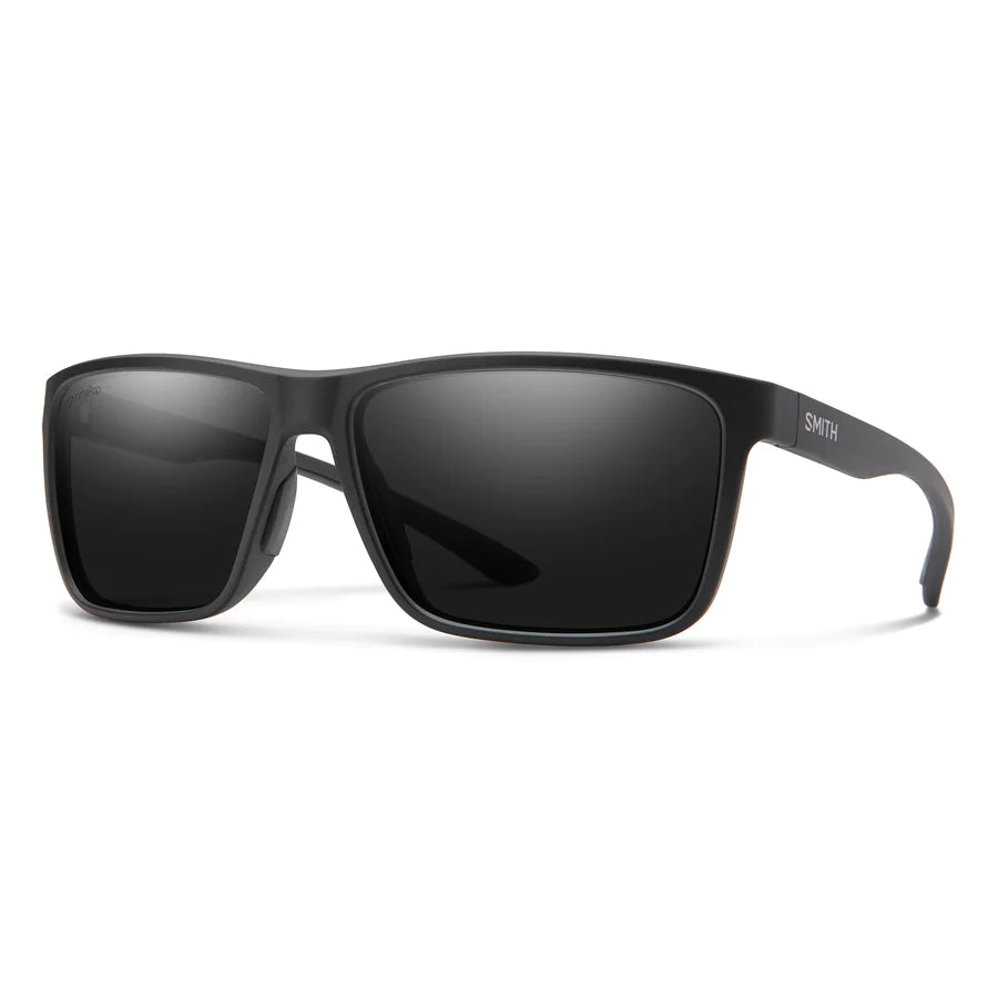 Smith Optics Riptide - Matte Black Frame ChromaPop Polarized Black Glass - - Mansfield Hunting & Fishing - Products to prepare for Corona Virus