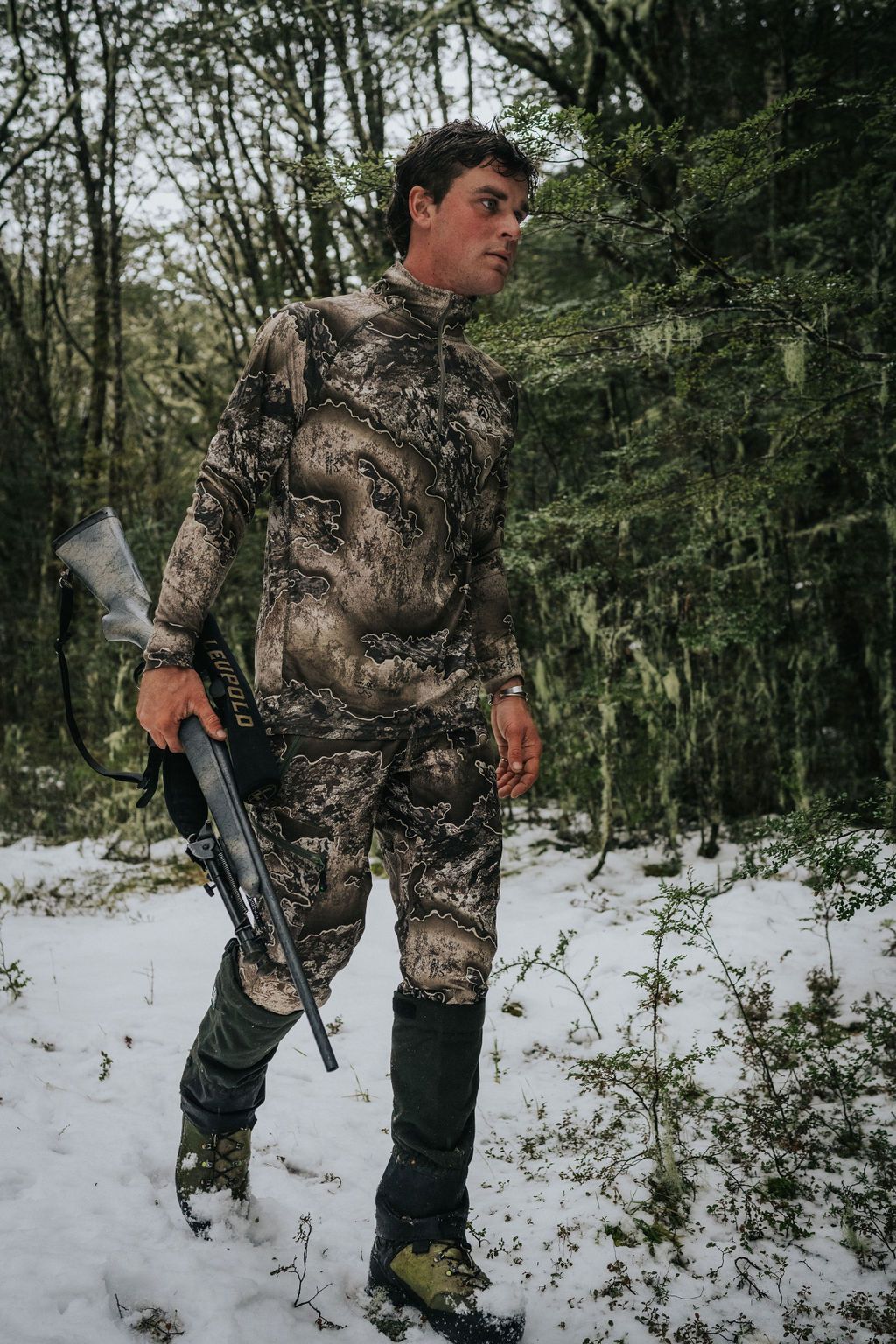 Ridgeline Mens Performance QTR Zip Top - Excape Camo -  - Mansfield Hunting & Fishing - Products to prepare for Corona Virus