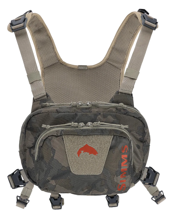 Simms Tributary Hybrid Chest Pack - Regiment Camo Olive Drab -  - Mansfield Hunting & Fishing - Products to prepare for Corona Virus