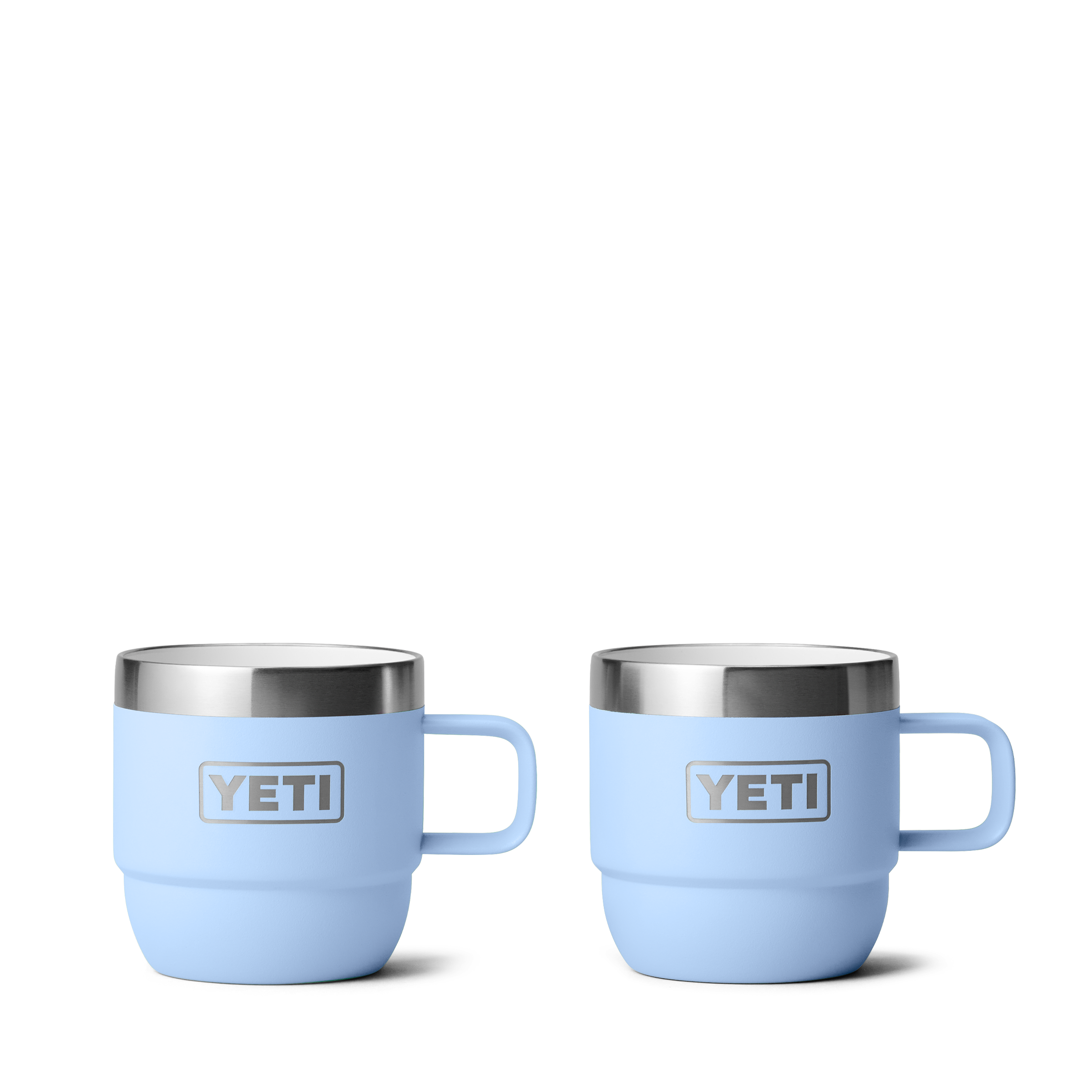 Yeti Rambler 6oz Expresso Mug - 2 Pk (177ml) - BIG SKY BLUE / 6OZ - Mansfield Hunting & Fishing - Products to prepare for Corona Virus