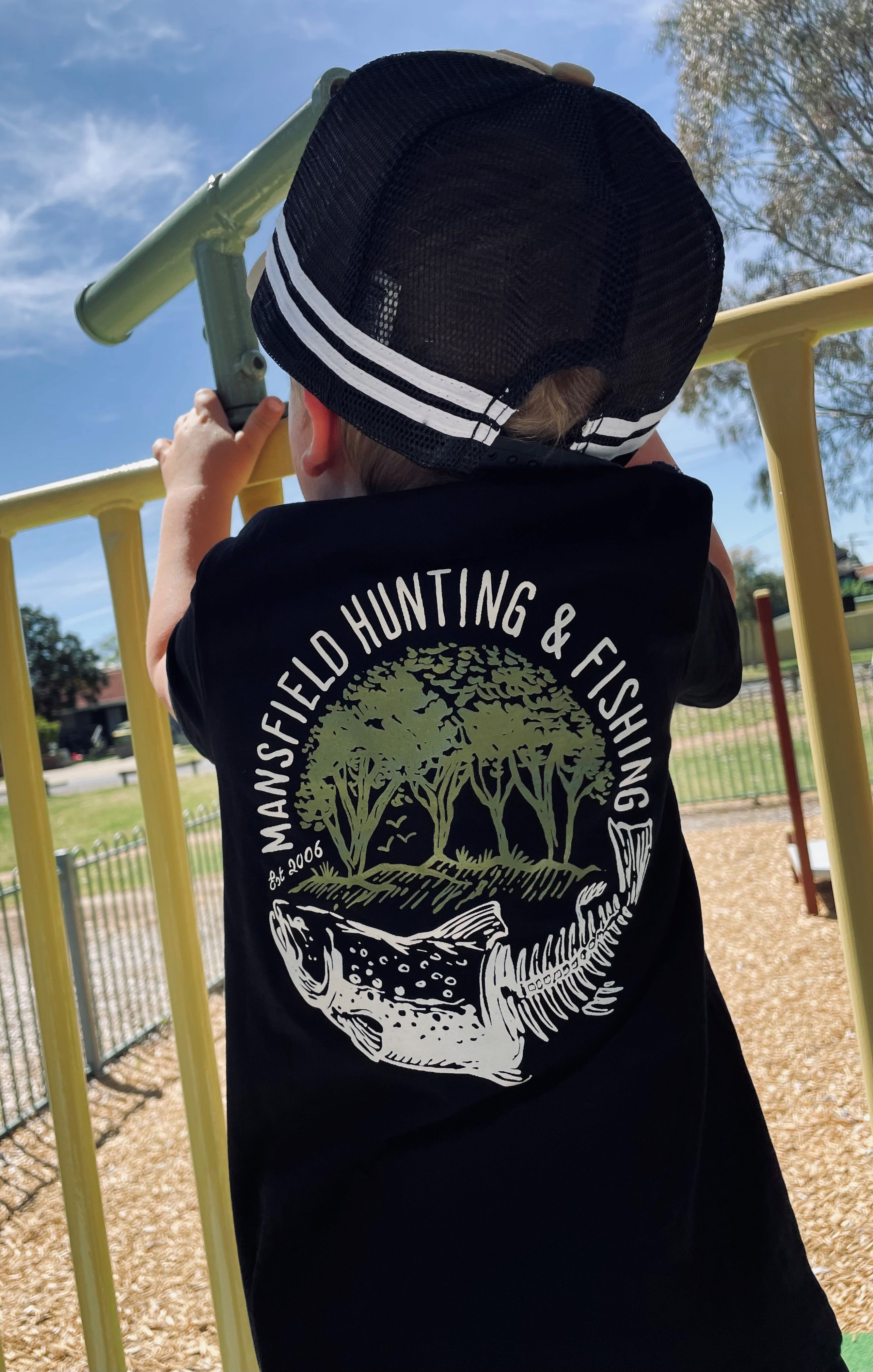 MHF Kids Skeleton Trout T-Shirt -  - Mansfield Hunting & Fishing - Products to prepare for Corona Virus