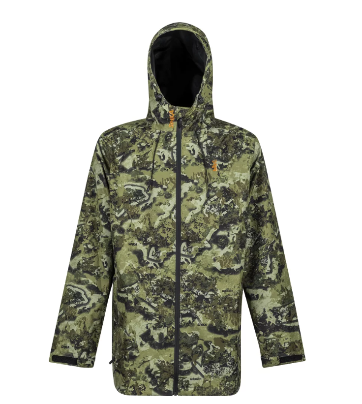 Spika Mens Waterproof Scout Jacket - Biarri Camo - S - Mansfield Hunting & Fishing - Products to prepare for Corona Virus