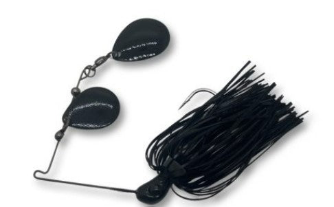 Spin Wright 3/8oz Spinner Bait - 3/8oz / STEALTH BLACK - Mansfield Hunting & Fishing - Products to prepare for Corona Virus