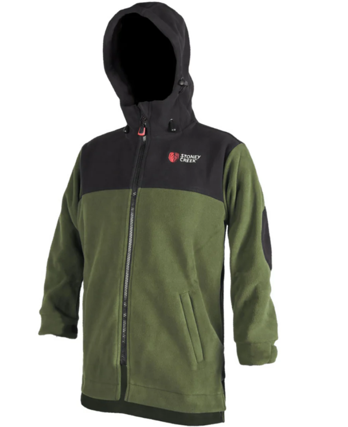 Stoney Creek Kids Long Bush Shirt - Bayleaf/Black - 4 / BAY/BLACK - Mansfield Hunting & Fishing - Products to prepare for Corona Virus