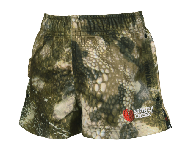 Stoney Creek Kids Microtough Shorts - TCA Camo - 2 / TCA CAMO - Mansfield Hunting & Fishing - Products to prepare for Corona Virus