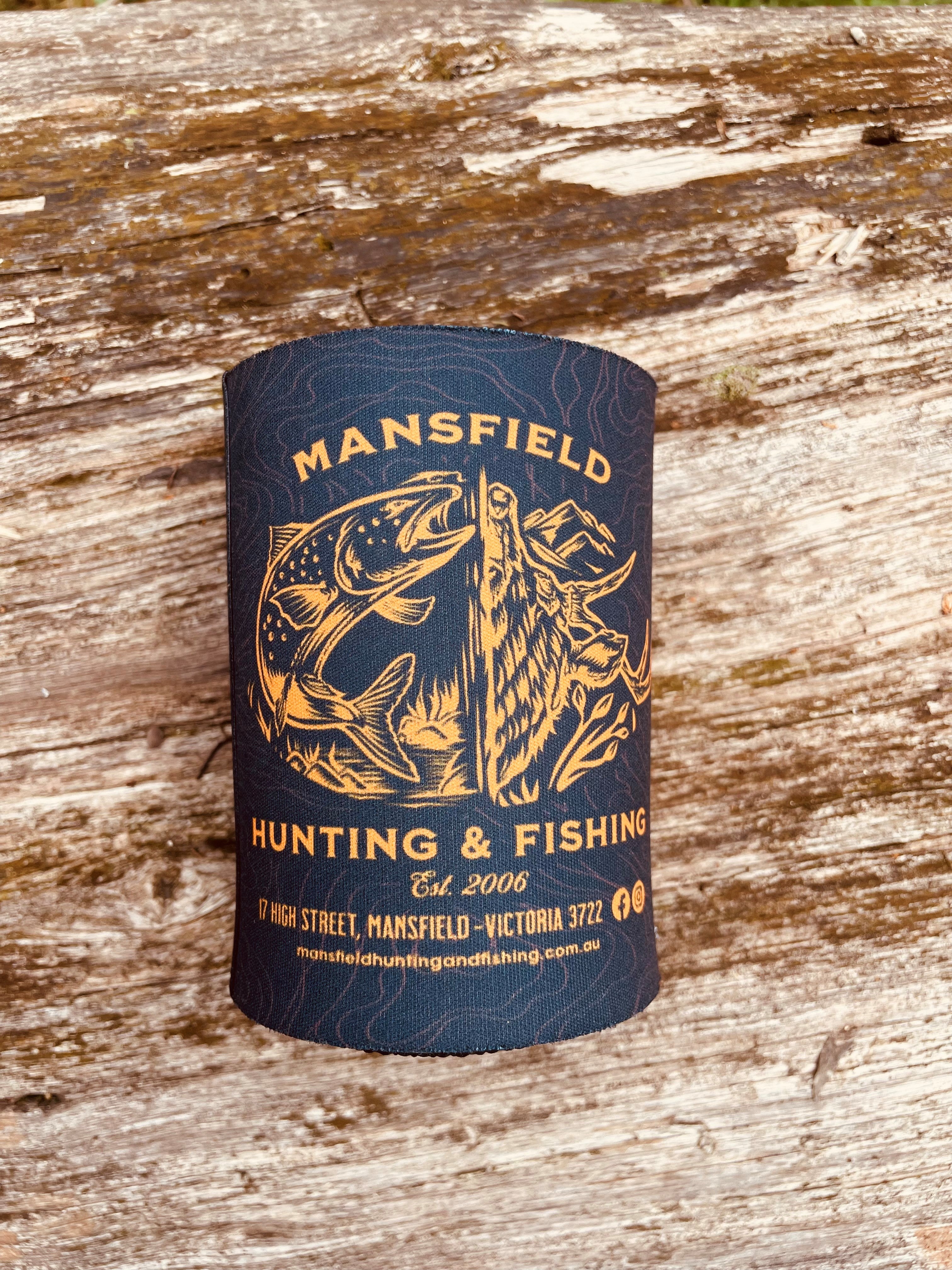 MHF Deer/Fish Stubby Holder - - Mansfield Hunting & Fishing - Products to prepare for Corona Virus
