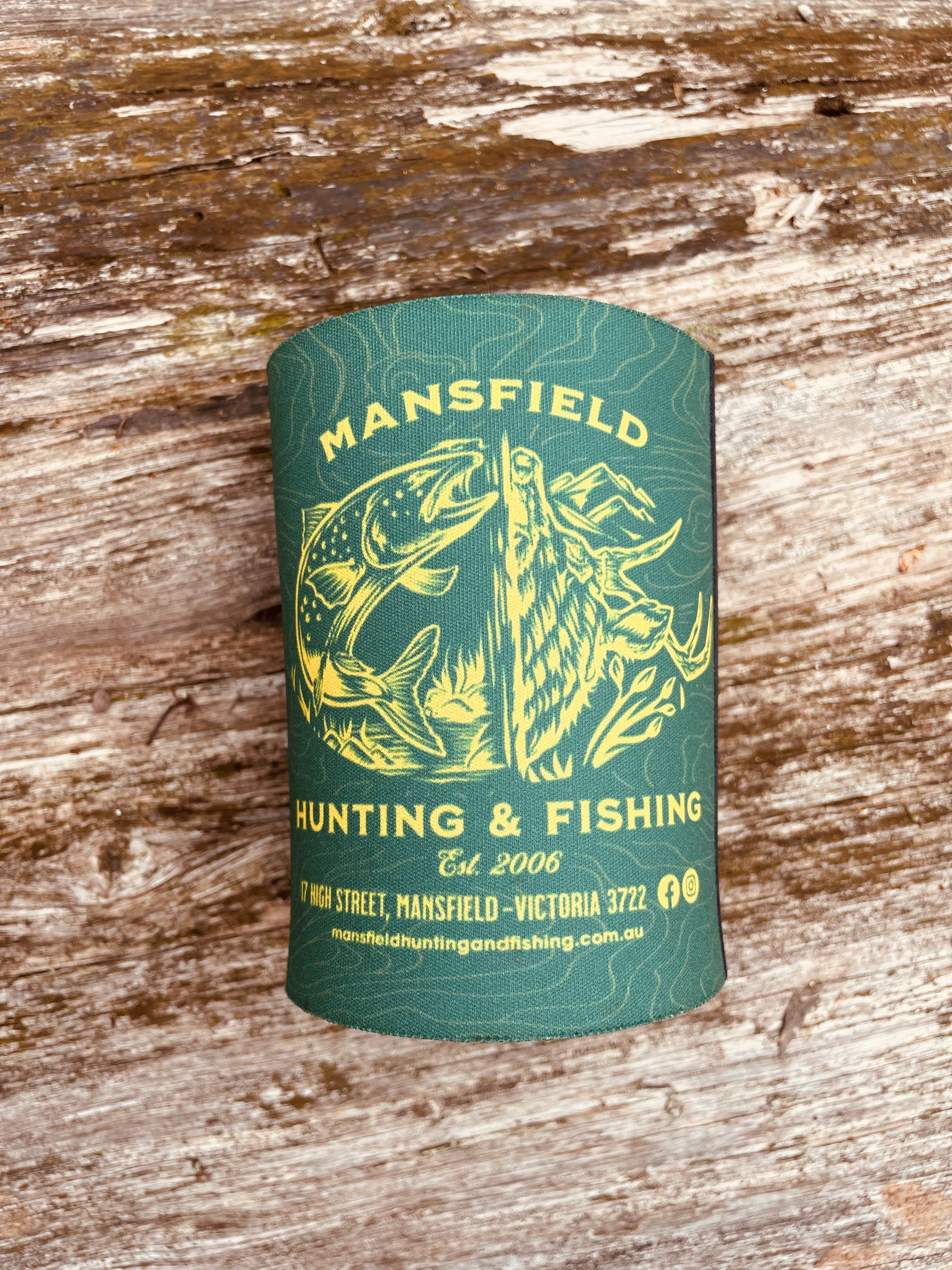 MHF Deer/Fish Stubby Holder - - Mansfield Hunting & Fishing - Products to prepare for Corona Virus