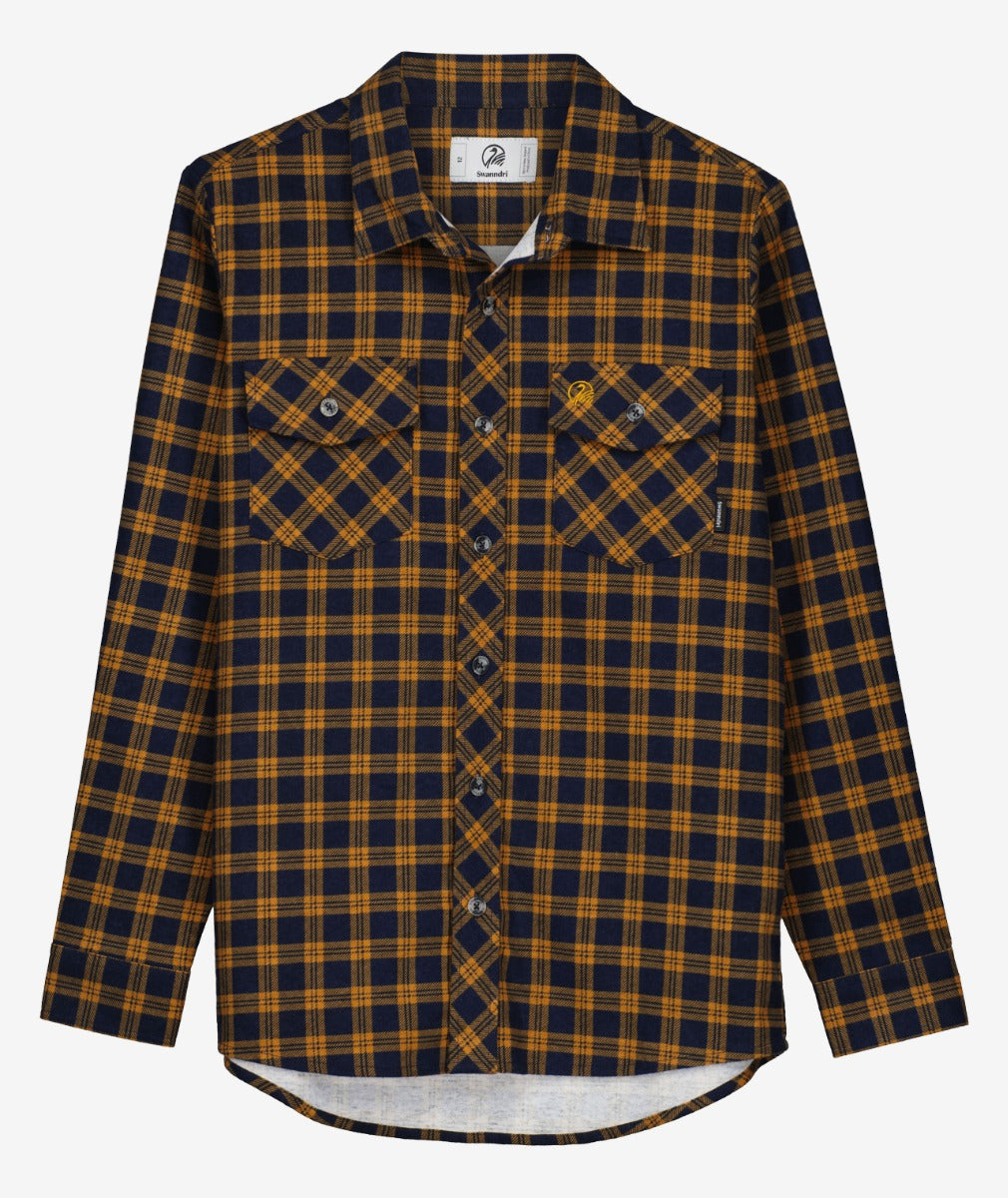 Swanndri Kids Flannellette Full Button Shirt - 2 / TOFFEE LATTICE - Mansfield Hunting & Fishing - Products to prepare for Corona Virus