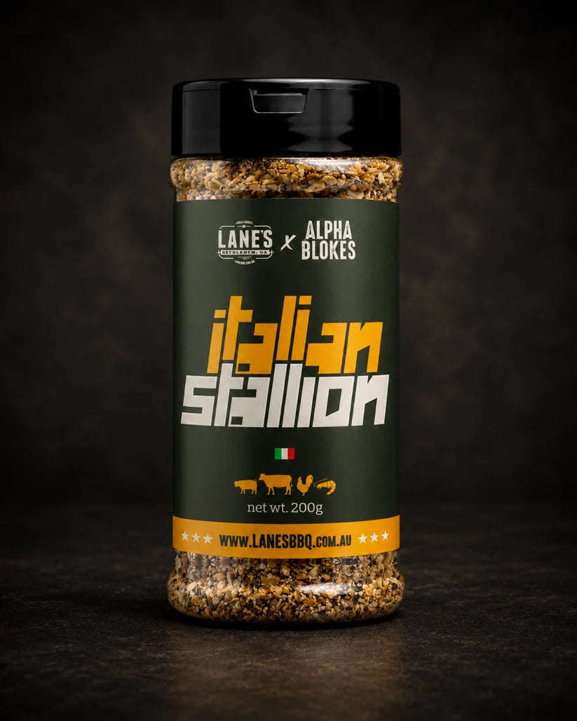 Lanes BBQ Seasoning - ALPHA BLOKES ITALIAN STALLION - Pitmaster 200g
