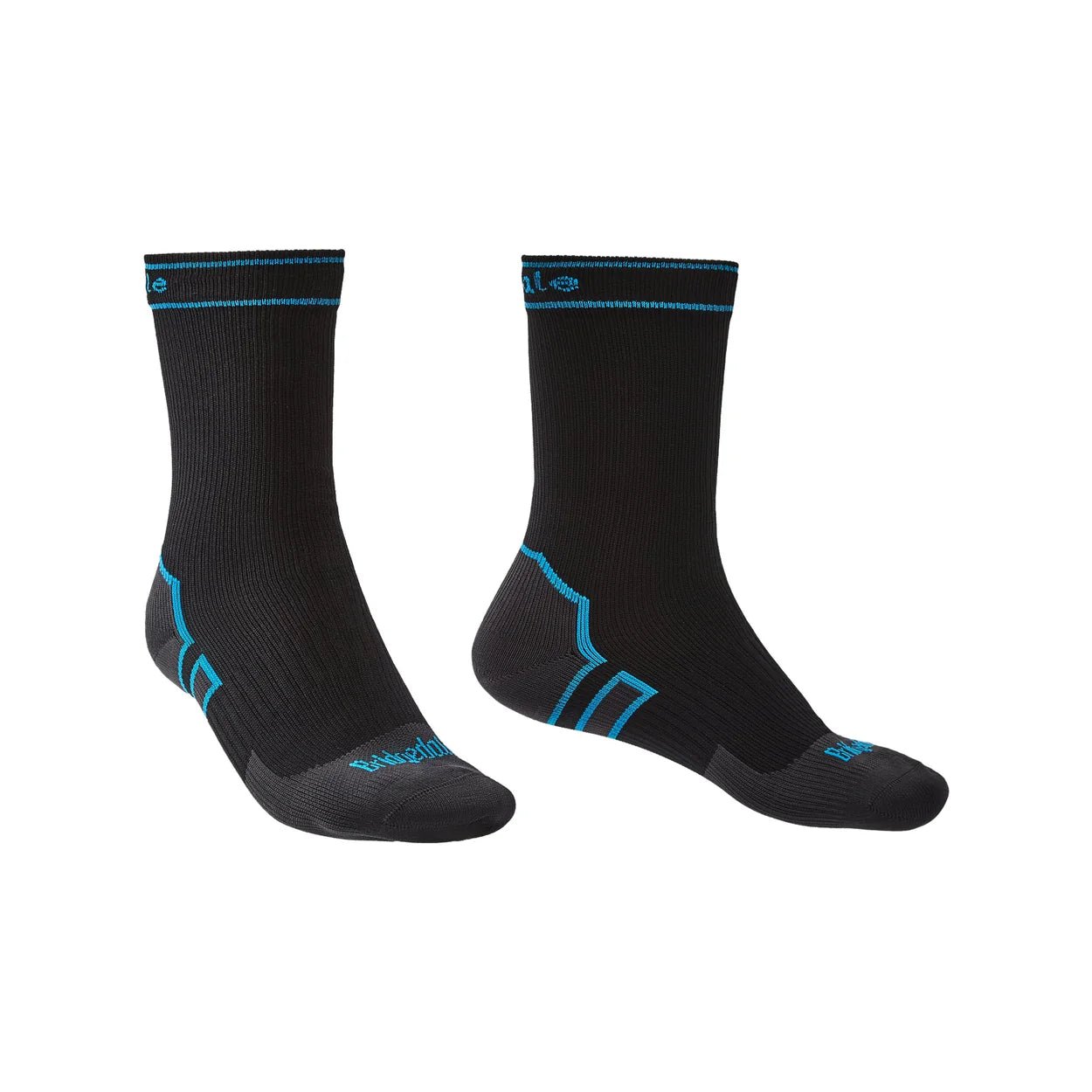 Bridgedale Storm Midweight Waterproof Sock - MEDIUM / BLACK - Mansfield Hunting & Fishing - Products to prepare for Corona Virus