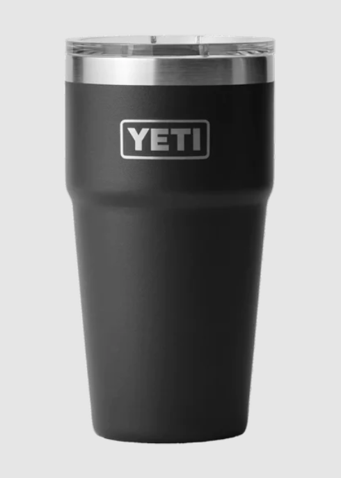 Yeti 20oz Stackable Cup - 20OZ / BLACK - Mansfield Hunting & Fishing - Products to prepare for Corona Virus