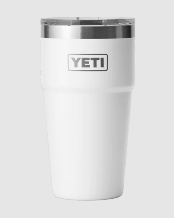 Yeti 20oz Stackable Cup (591ml) - 20OZ / WHITE - Mansfield Hunting & Fishing - Products to prepare for Corona Virus