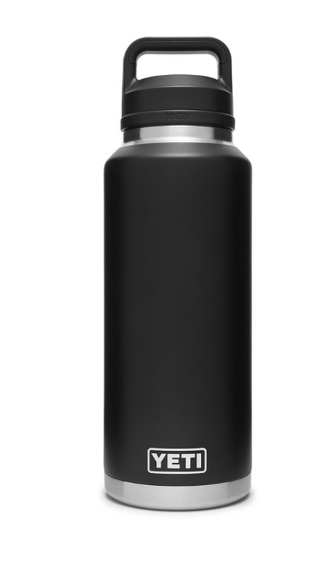 Yeti 46oz Bottle with Chug Cap (1.4L) - 46OZ / BLACK - Mansfield Hunting & Fishing - Products to prepare for Corona Virus