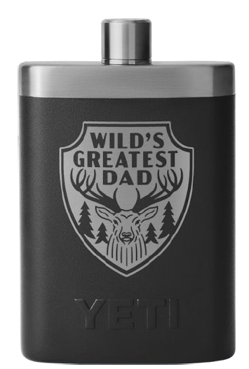 Yeti Flask - Wild's Greatest Dad - Fathers Day Limited Edition - - Mansfield Hunting & Fishing - Products to prepare for Corona Virus