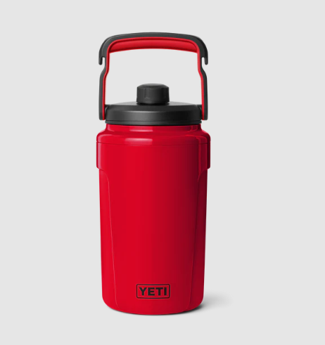 Yeti Silo Half Gallon Straw Jug - HALF GALLON / RESCUE RED - Mansfield Hunting & Fishing - Products to prepare for Corona Virus