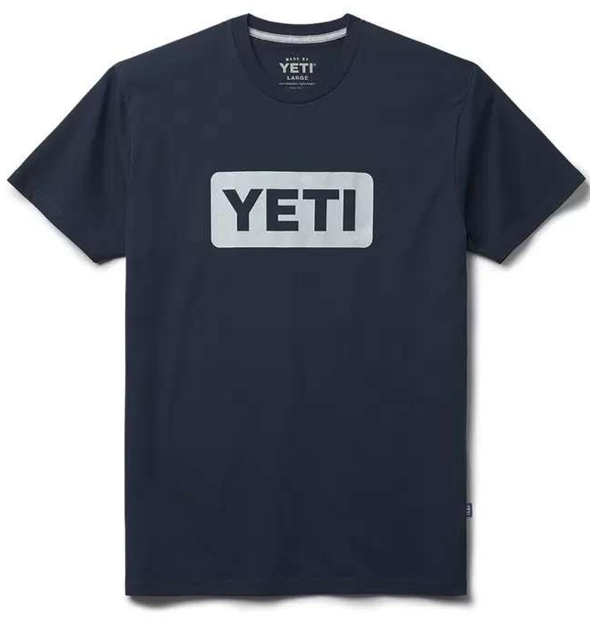 Yeti Badge C&S SST T-Shirt - Navy/White