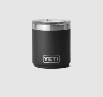 Yeti 10oz Stackable Lowball 2.0 (296ml) - BLACK - Mansfield Hunting & Fishing - Products to prepare for Corona Virus
