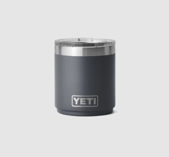 Yeti 10oz Lowball 2.0 - CHARCOAL - Mansfield Hunting & Fishing - Products to prepare for Corona Virus