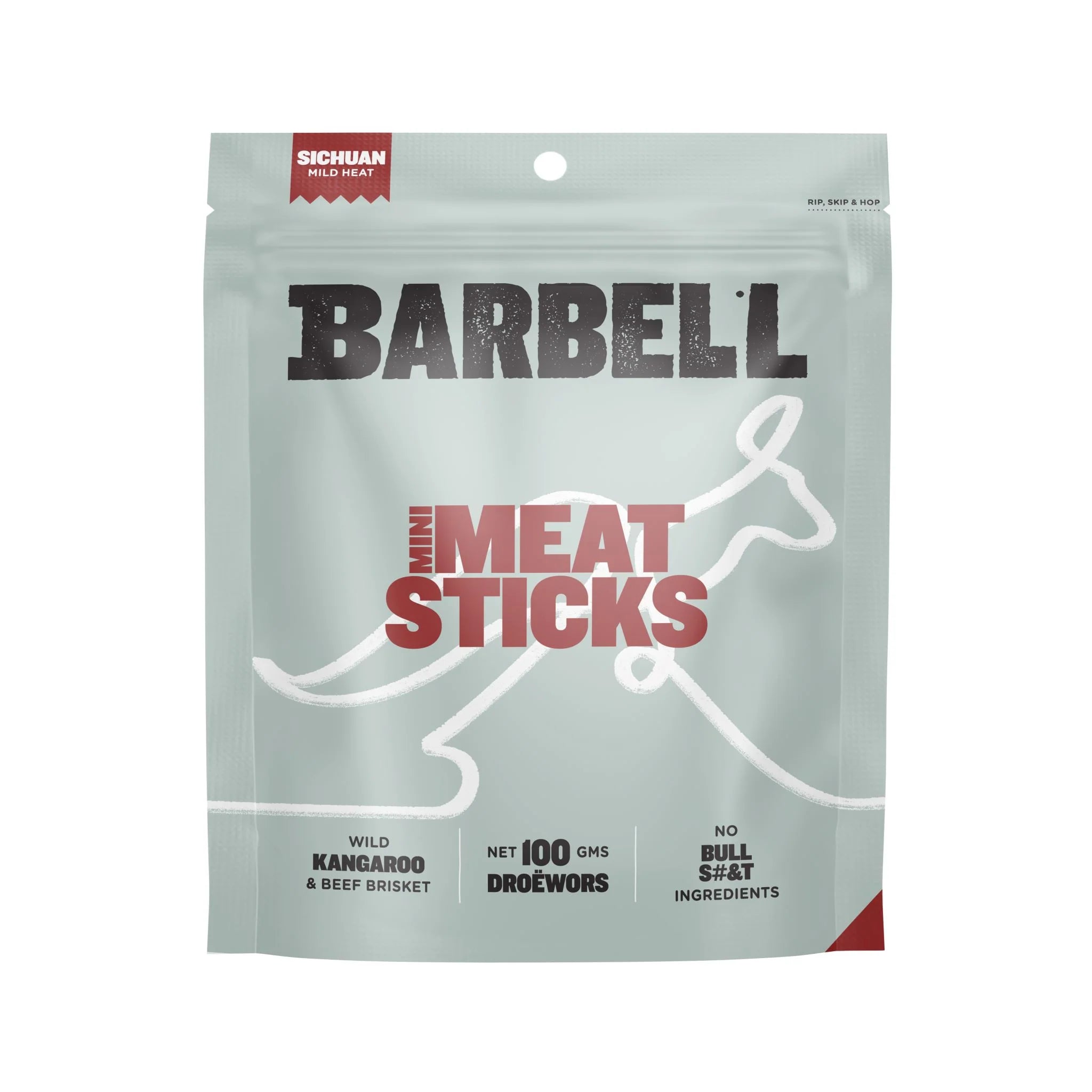 Barbell Meat Sticks - Various Flavours - 100g - SICHUAN - Mansfield Hunting & Fishing - Products to prepare for Corona Virus