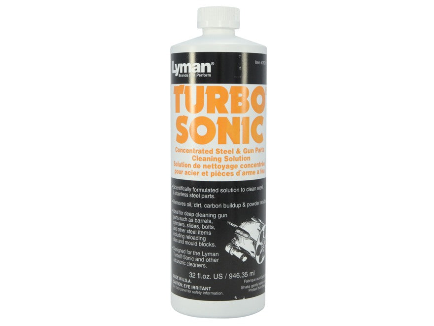 Lyman Turbo Sonic Gun Parts Cleaning Solution 32 Fl Oz -  - Mansfield Hunting & Fishing - Products to prepare for Corona Virus