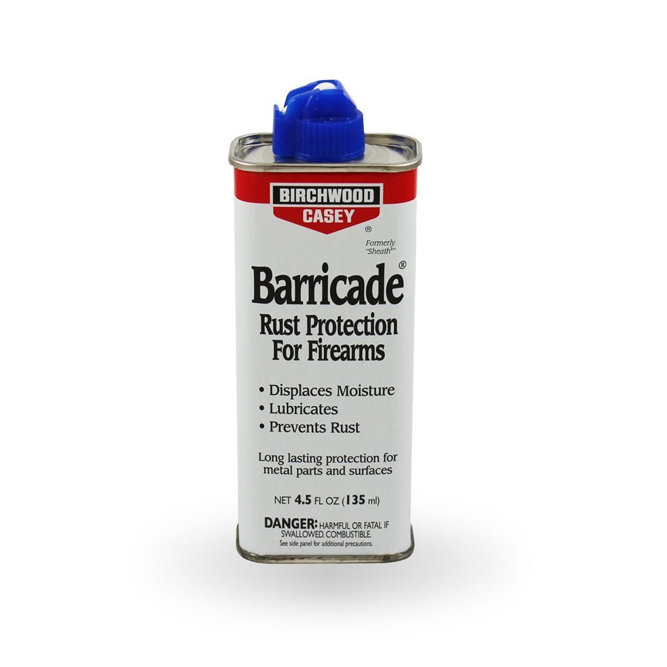 Birchwood Casey Barricade Oil Rust Protect 4.5oz Can -  - Mansfield Hunting & Fishing - Products to prepare for Corona Virus