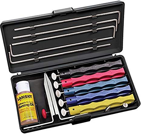 Lansky Knife Sharpening System Deluxe 5 Stone - - Mansfield Hunting & Fishing - Products to prepare for Corona Virus