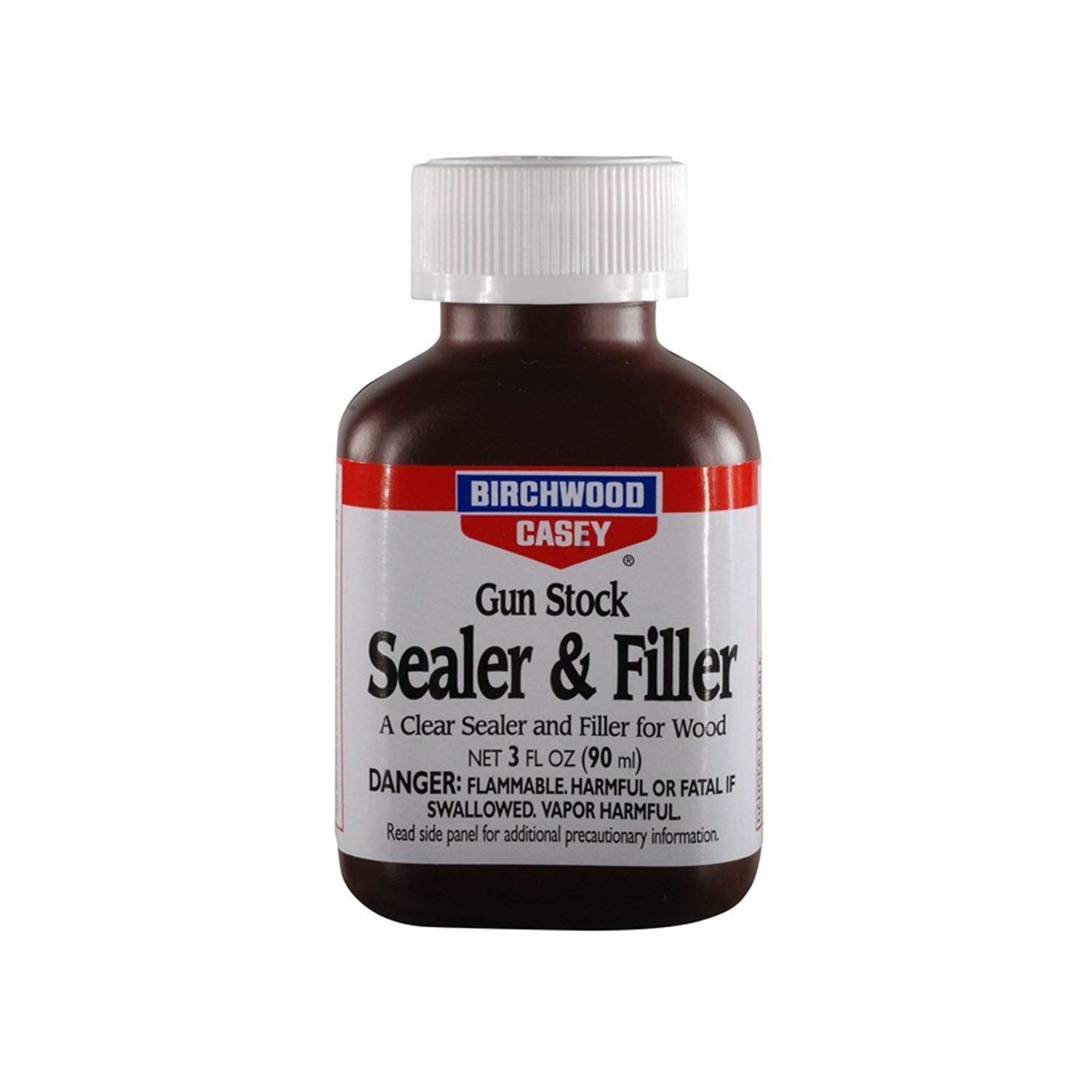 Birchwood Casey Gun Stock Clear Sealer & Filler 3 Oz -  - Mansfield Hunting & Fishing - Products to prepare for Corona Virus