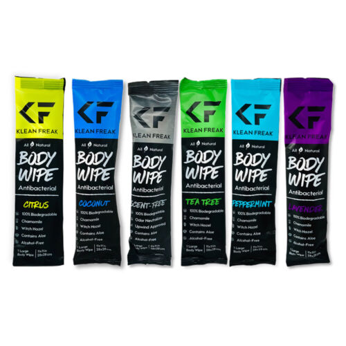 Klean Freak Body Wipes Trial 6pk -  - Mansfield Hunting & Fishing - Products to prepare for Corona Virus