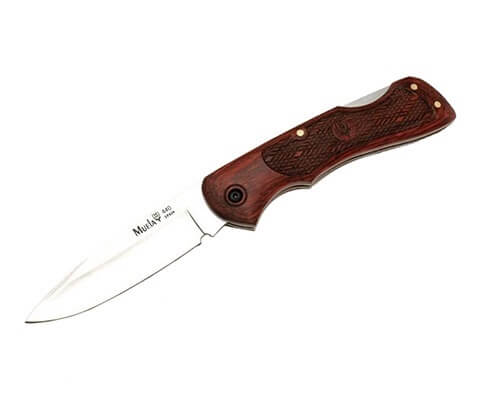 Muela Navaja Folding Knife Lockback Textured Coral Handle -  - Mansfield Hunting & Fishing - Products to prepare for Corona Virus