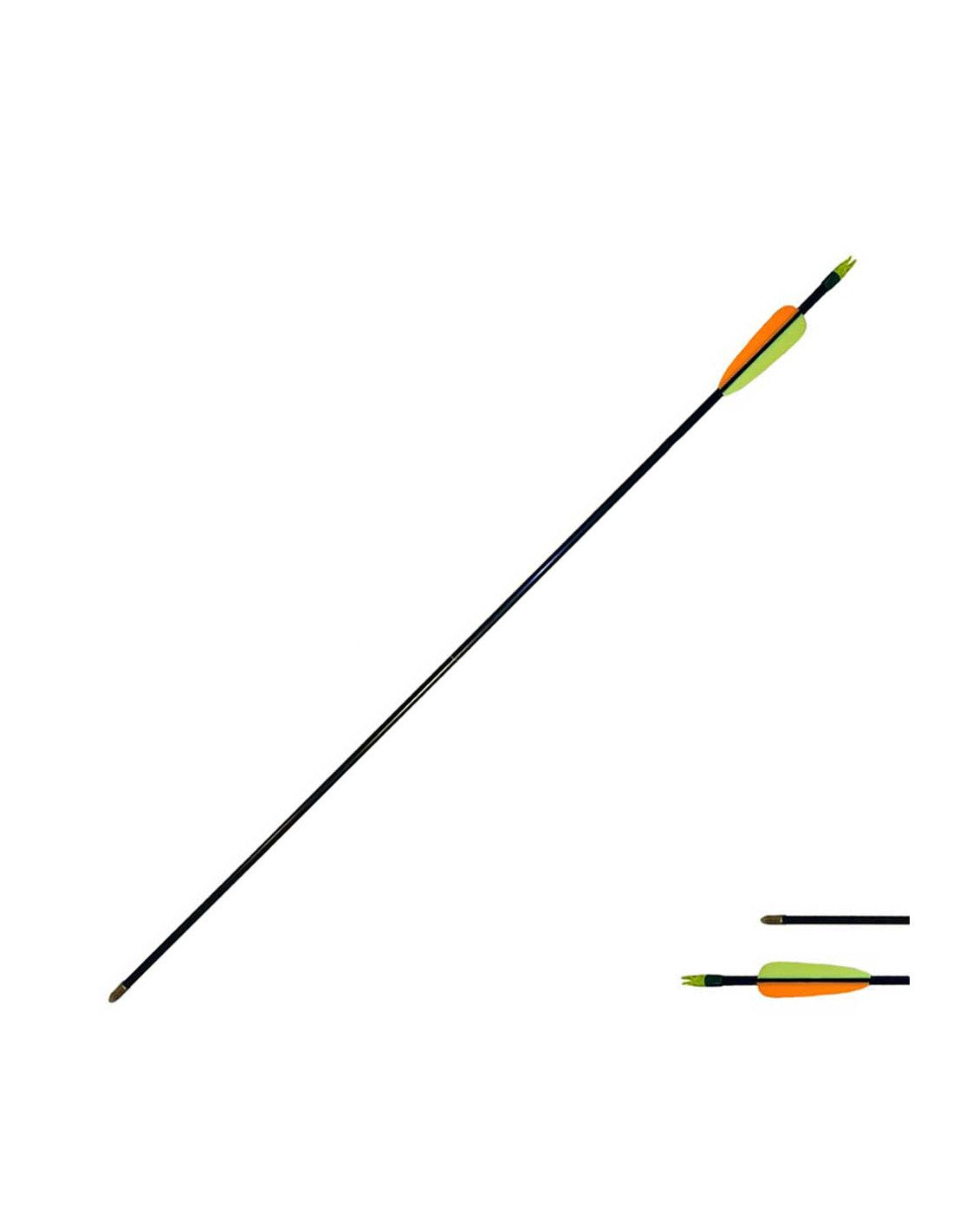 Ek Fiberglass Black Arrow Individual -  - Mansfield Hunting & Fishing - Products to prepare for Corona Virus