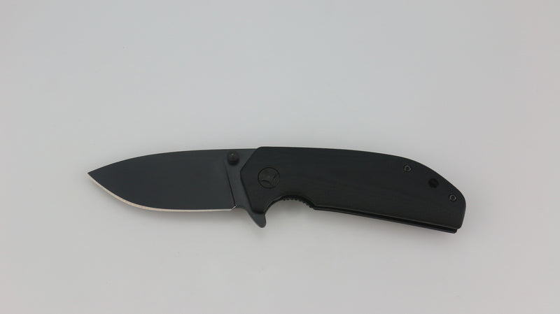Brown Dog Liner Lock Knife - 95mm Black -  - Mansfield Hunting & Fishing - Products to prepare for Corona Virus