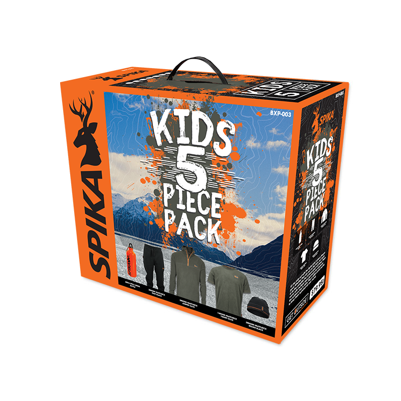 Spika Kids 5 Piece Pack Box - 2 / OLIVE - Mansfield Hunting & Fishing - Products to prepare for Corona Virus